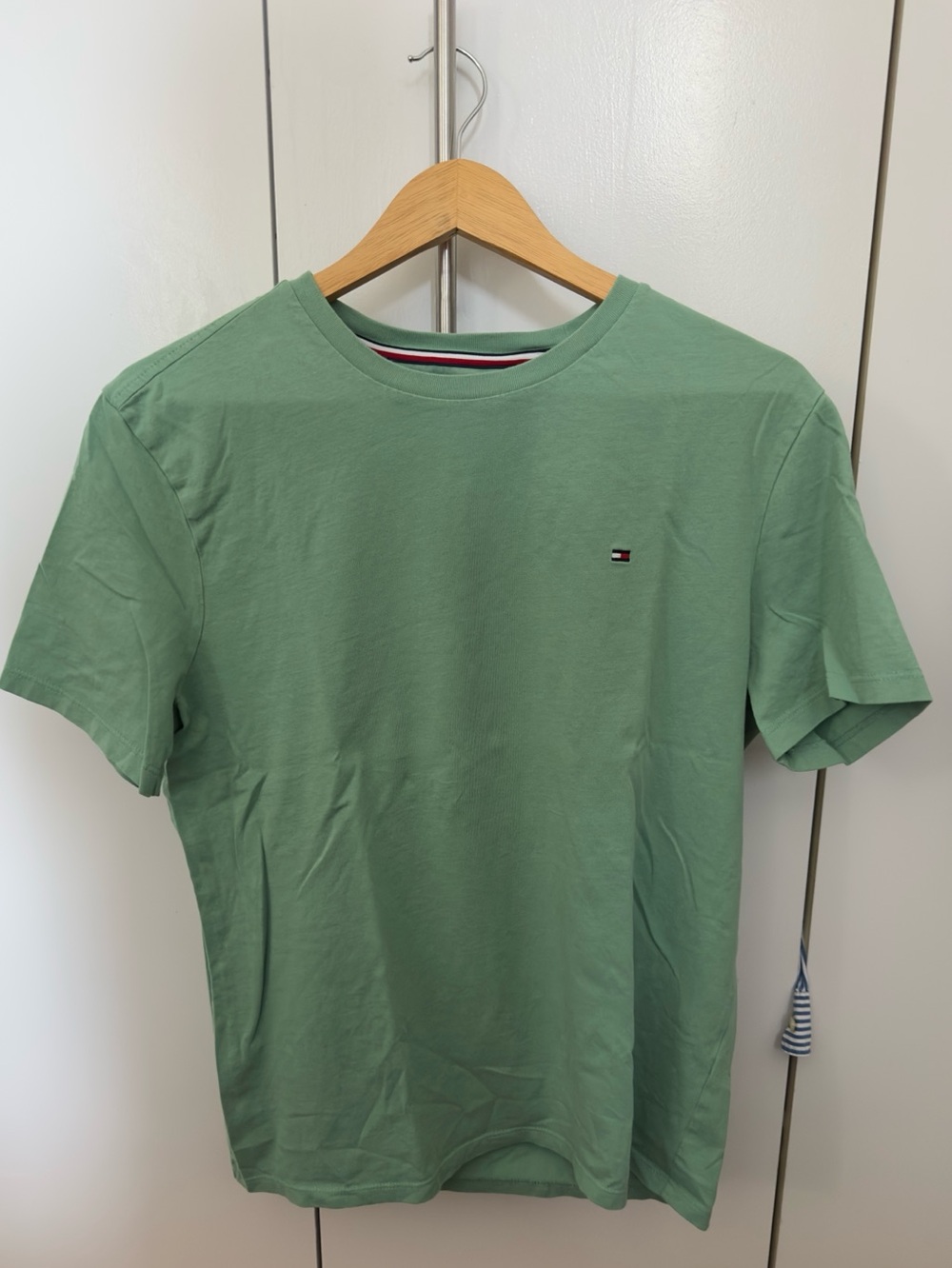 Tommy Hilfiger Men's Sage Green Crew Neck T-Shirt size M great condition
